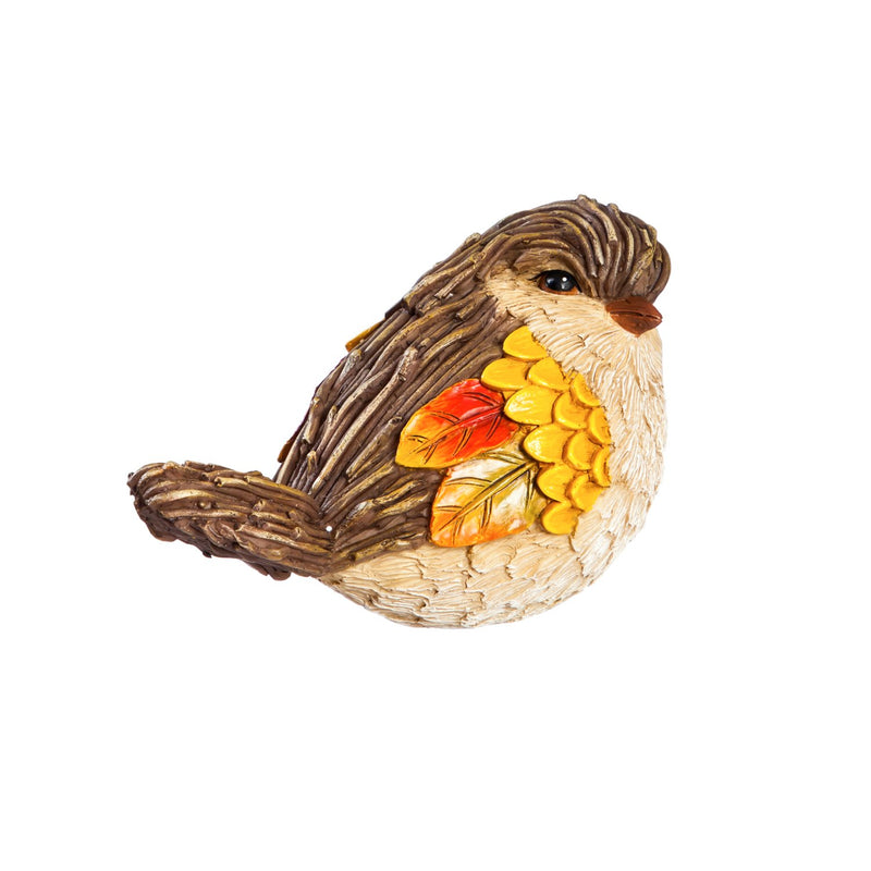 Resin Harvest Bird Tabletop Decor, 2 Asst,8tar435