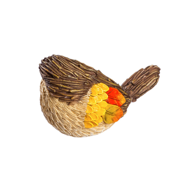 Resin Harvest Bird Tabletop Decor, 2 Asst,8tar435