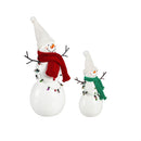 Resin Snowman with String Lights Table Décor, Set of 2