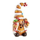 7" Resin Gingerbread Gnome Table Decor, 2 Asst., Boy, Girl