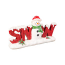 9.5" Long Snowman Table Decor, "Snow",8tar670