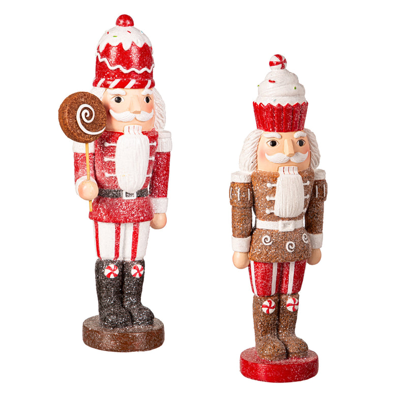10.25" Resin Gingerbread Nutcracker Table Décor,8tar679