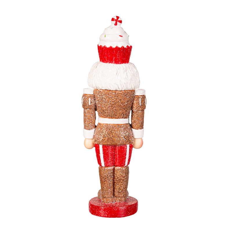 10.25" Resin Gingerbread Nutcracker Table Décor,8tar679
