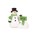 4.75" Resin Snowman with Snowballs Table Decor,8tar709