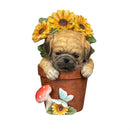 Pet Central Table Decor Resin Garden Dog, Asst of 5