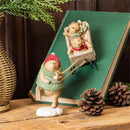 Woodland Storybook Table Décor Hedgehog with Sled Resin, 9.5"L