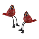 Woodland Storybook Table Décor Cardinal with Dangling Legs Resin, 6.5"H