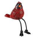 Woodland Storybook Table Décor Cardinal with Dangling Legs Resin, 6.5"H