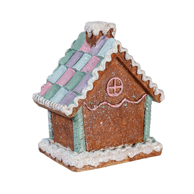 Baking Spirits Bright Table Décor Gingerbread House Resin, Asst
