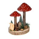 Woodland Storybook Table Décor Mushroom Forest Resin, 7.5"H