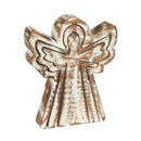 Wooden Nested Icon Tabletop Decor, Snowman/Angel/Tree, 3 Asst