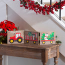 Wood Double Sided Tri-Fold Wood Table Décor, Harvest/Holiday