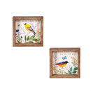 Song Bird Wood Table Sign, Asst, 6"