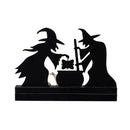 Witch Wood and Metal Table Sign, 10"H