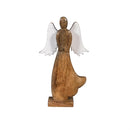 Nativity Table Décor Angel Enamel Wood Set