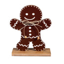 Baking Spirits Bright Table Décor Gingerbread Man Wood Set