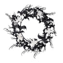 Bat and Ghost Wreath, 20"
