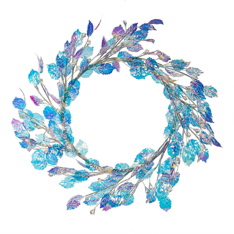 Season to Sparkle Wreath  Artificial Iridescent Leaf, 20"H