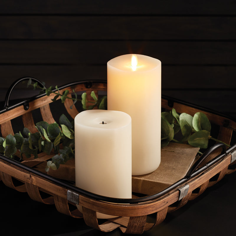 NAPA Home & Garden, LIGHTLI WICK-TO-FLAME PILLAR 4" x 9",992764