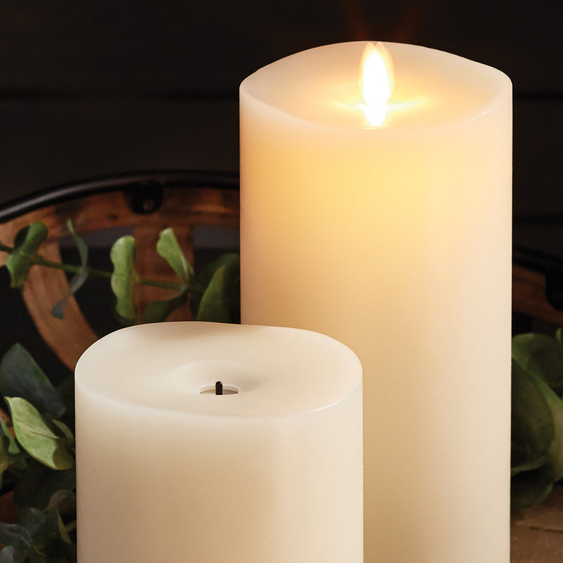 NAPA Home & Garden, LIGHTLI WICK-TO-FLAME PILLAR 4" x 9",992764