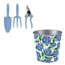 Hydrangea Haven Garden Gift Set, Includes Planter & Tools