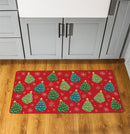 Twas The Night Nostalgia Christmas Tree Anti-Fatigue Mat,40"x20"