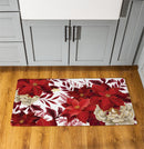 Feels Like the Holidays Anti-Fatigue Mat, Poinsettia, 40"x20"