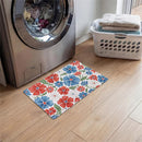 Red White & Bloom Anti-Fatigue Mat, Floral, 30"x18"