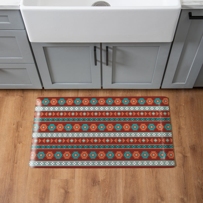 Southwest Pueblo Anti-Fatigue Mat, Aztec, 30"x18"