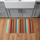 Southwest Pueblo Anti-Fatigue Mat, Serape Stripe, 30"x18"