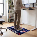 Red White & Bloom Anti-Fatigue Mat, "Wild & Free", 30"x18"