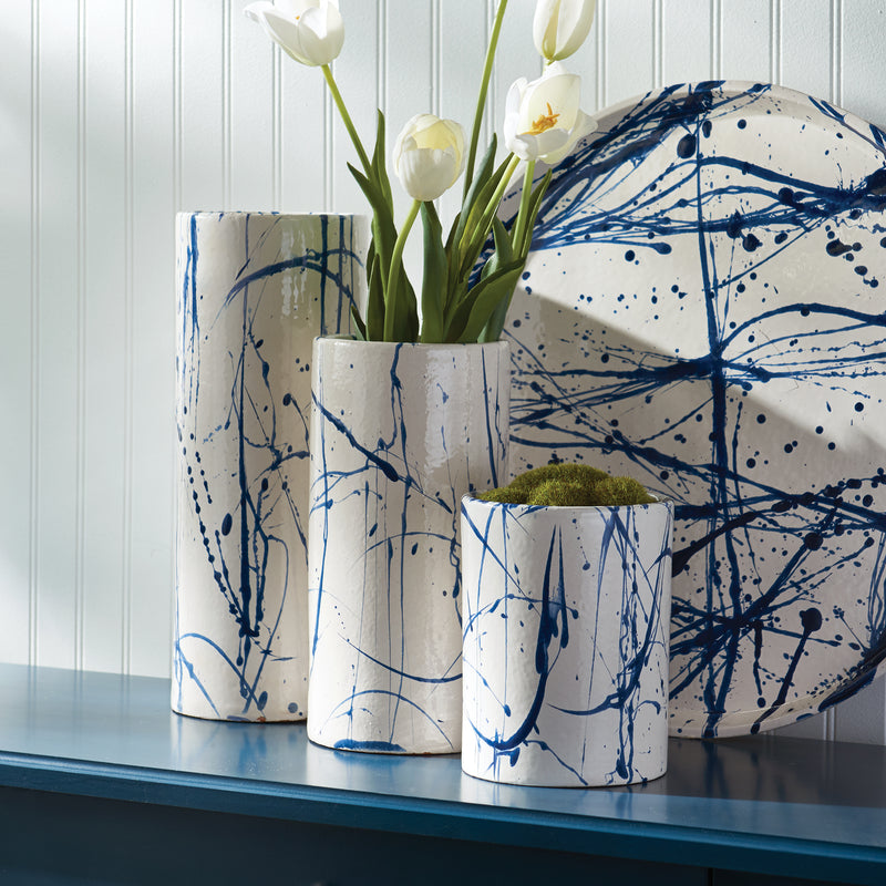 NAPA Home & Garden, BARCLAY BUTERA SPLASH TALL POT 15.5",AN200