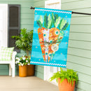Bunny Bait Bunch Applique House Flag
