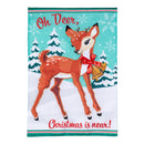 Oh Deer Applique Flag Garden