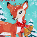 Oh Deer Applique Flag Garden