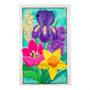 Spring Has Sprung Bloom Applique Flag House
