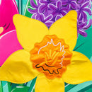 Spring Has Sprung Bloom Applique Flag House