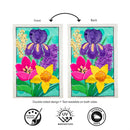 Spring Has Sprung Bloom Applique Flag House