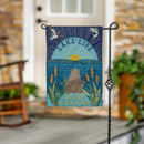 Lake Life No Salty Beaches Here! Applique Flag Garden