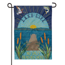 Lake Life No Salty Beaches Here! Applique Flag Garden