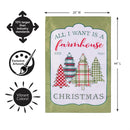 Holly Homestead Applique Flags House