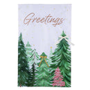 Shades of Emerald Forest Applique Flags House