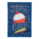 Every Day's A Good Catch Applique Flag Garden