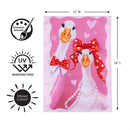 The Love Birds Applique Flag Garden