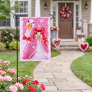 The Love Birds Applique Flag House