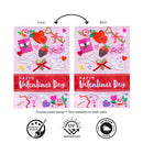 Valentine's Day Icons Applique Flag House