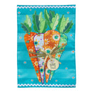 Bunny Bait Bunch Applique Garden Flag