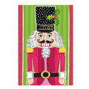 Toy Christmas Nutcracker Applique Flag Garden