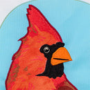 Cardinal BlossomsApplique Flag Garden