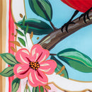 Cardinal BlossomsApplique Flag House
